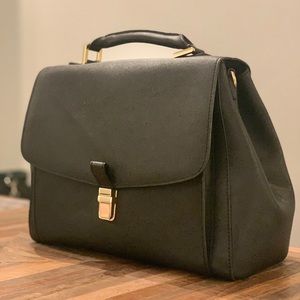 Daniel saffiano leather satchel handbag